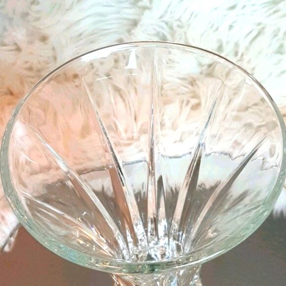 Lenox Vintage Crystal SWIRL VASE 9H 5W/Top 16 R - Picture 4 of 8